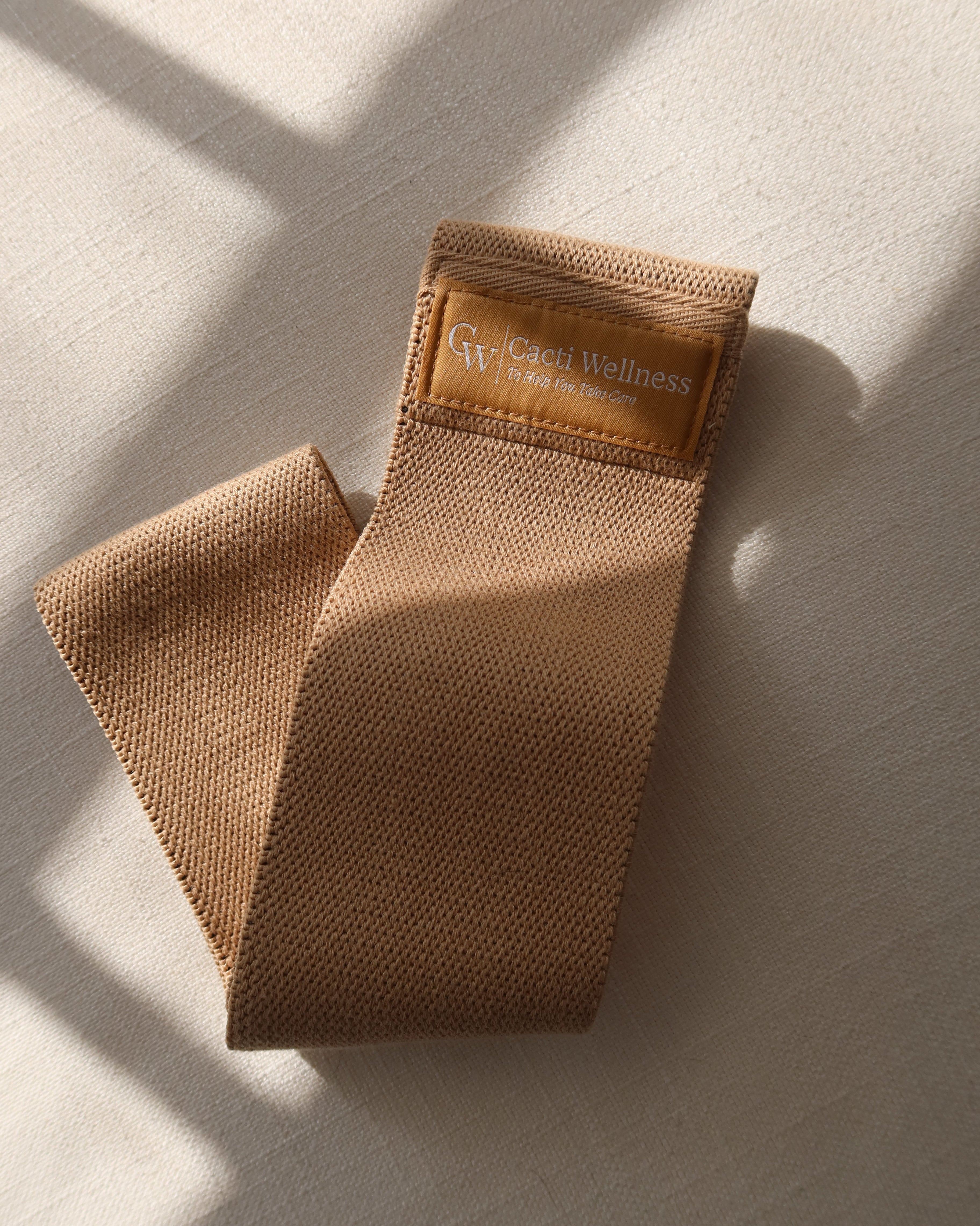 Medium Resistance Band, Teddy Beige